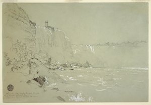 Niagara Falls with the Terrapin Tower, 1856 by Frederic Edwin Church