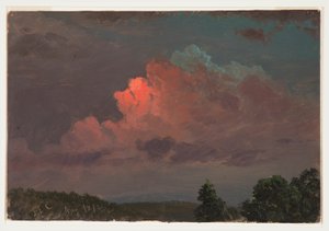 Nightfall near Olana, August 1872