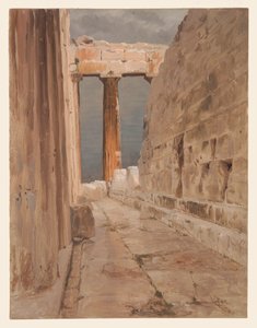 North Peristyle of the Parthenon, Athens, 1869