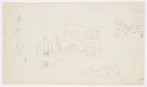 Old House, Beirut, 1868 by Frederic Edwin Church