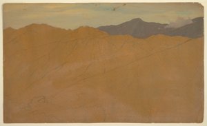 Palm Trees and Housetops, Ecuador, May 1857 by Frederic Edwin Church