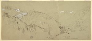 Panoramic view from Bel Arp, 1868 by Frederic Edwin Church