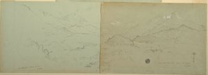 Panoramic view of Unter-Schönau, 1868 by Frederic Edwin Church