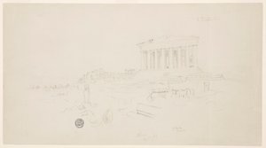 Parthenon and Erectheion, Athens, April 1869