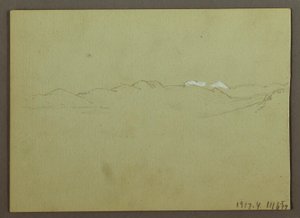 Plant and Landscape Study, April 28, 1869