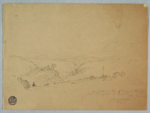 Recollection of the Scenery on the Road from Fusugasuga to Pandi, New Granada, Colombia, July 11, 1853 by Frederic Edwin Church