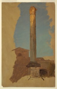 Rome, classical column, 1868–69