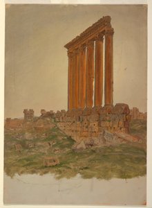 Ruins of the Temple of Zeus, Baalbek, May 1868