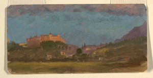 Salzburg, Austria from the East, July 1868 by Frederic Edwin Church