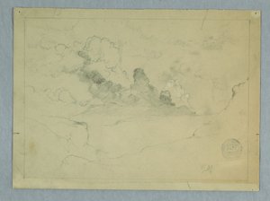 Sangay Volcano Erupting, Ecuador, 1857-62 by Frederic Edwin Church