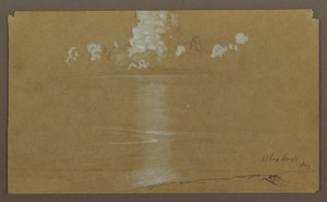 Seascape, Bloxburgh; Verso: Hills and Sea, August 1865 by Frederic Edwin Church