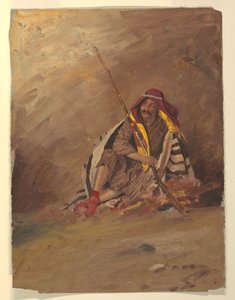 Seated Bedouin, probably February 1868 by Frederic Edwin Church