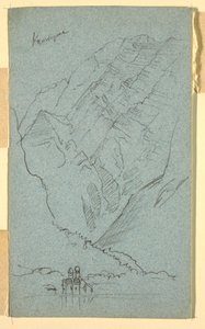 Shore of the Konigssee, B, July 1868 by Frederic Edwin Church
