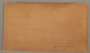 Side view of building, window, May 29, 1868 by Frederic Edwin Church