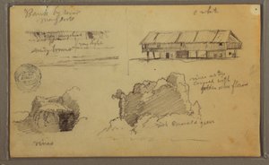 Sketches, Ecuador or Colombia; Verso: Sketches, Ecuador or Colombia, 1857