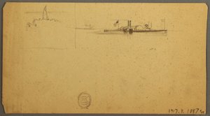 Sky Study over Ridge, June 1882