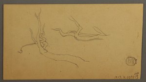 Sky Study over Ridge and Rainbow, July 1866