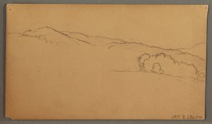 Sky study, possibly 1873 by Frederic Edwin Church