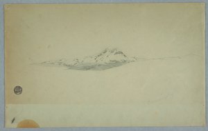 Snowy Summit of Volcano, 1850–60 by Frederic Edwin Church
