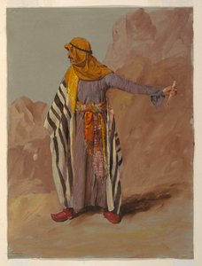 Standing Bedouin, probably February 1868