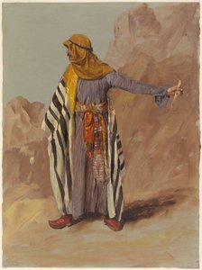 Standing Bedouin, probably February 1868 by Frederic Edwin Church