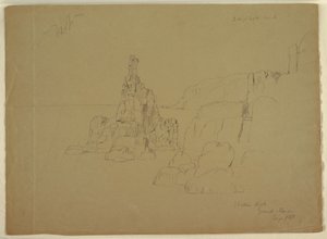 Statue Rock, September 1851