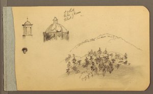 Steeple, Dome, Head, Hills, 1889