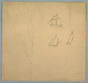 Studies of Landscape and Ships, 1850–51