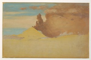 Study of Cotopaxi, Erupting, Ecuador, 1853 by Frederic Edwin Church