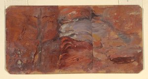 Study of Rocks, Petra, February 1868
