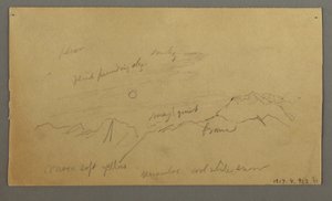 Summit with Large Clouds, possibly 1868