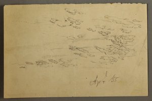 Sun and Clouds, April 1855 by Frederic Edwin Church
