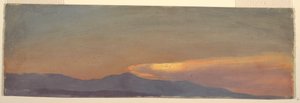 Sunset Cloud Study, ca. 1880