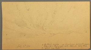 Sunset Over Hills, July 9, 1866