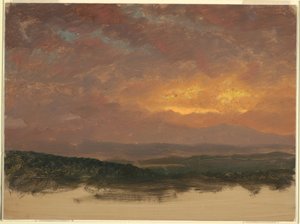 Sunset Over the Catskills, 1870–80