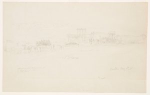 Temples, Baalbek, May 6, 1868 by Frederic Edwin Church