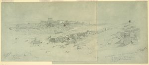 Temples at Morning, Baalbek, May 12, 1868 by Frederic Edwin Church