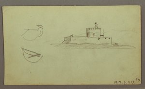Town by the Coast, Mountain Range Behind, May 27, 1868
