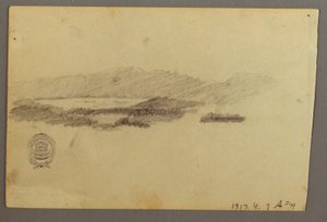 Trees, July 1844 by Frederic Edwin Church