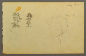 Trees, Cow, 1844