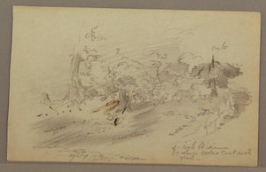 Trees, possibly 1860s by Frederic Edwin Church