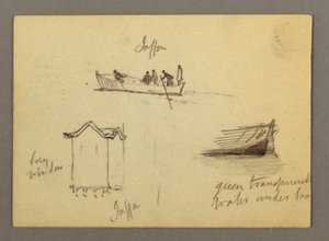 Twelve Figure Sketches, Joffa, Palestine, 1868