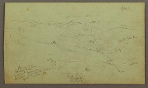 Valley, April possibly 1868 by Frederic Edwin Church