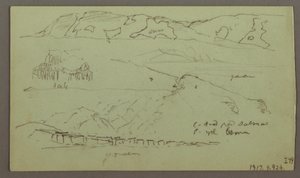 Valley, April possibly 1868 by Frederic Edwin Church