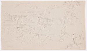 Valley of El Yemen, February 20, 1868 by Frederic Edwin Church