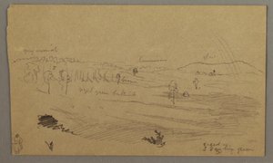 Valley, rainbow, possibly 1865-66 by Frederic Edwin Church