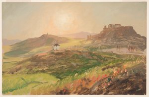 View of the Acropolis, Athens, April 1869 by Frederic Edwin Church