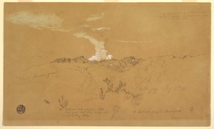 Volcano, Sangay, July 11, 1857 by Frederic Edwin Church