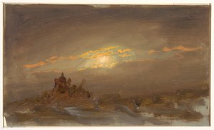 Winter Landscape at Moonlight, ca. 1870