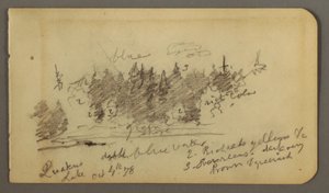 Wooded Shore by Frederic Edwin Church
